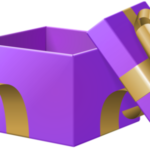 open gift box PNG