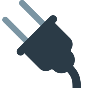 Power electric plug PNG