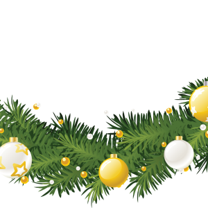 Christmas garland PNG