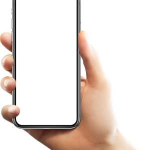 Phone in hand PNG