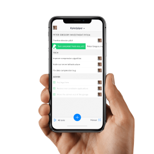 Phone in hand PNG
