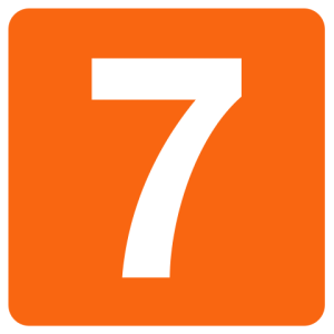 number 7 PNG