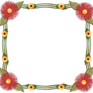 Floral frame PNG