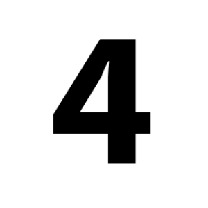 Number 4 PNG