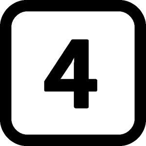 Number 4 PNG