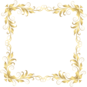 Floral frame PNG