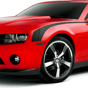 red Chevrolet Camaro PNG