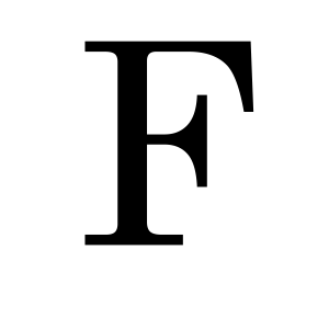 letter F PNG