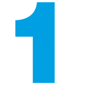 Number 1 PNG