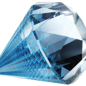Blue diamond PNG image