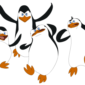 Madagascar penguins PNG