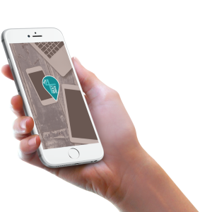 Phone in hand PNG