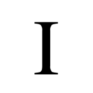 letter I PNG