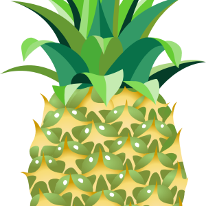 Pineapple PNG image, free download