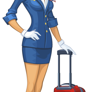 Stewardess PNG