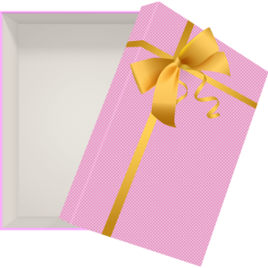 open gift box PNG