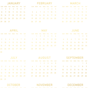 Calendar 2023 PNG