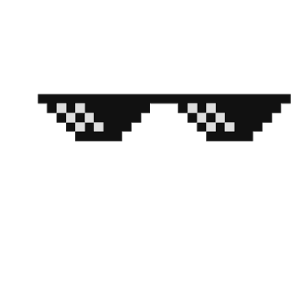 Thug life glasses PNG