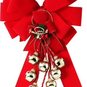 red ribbon bow PNG