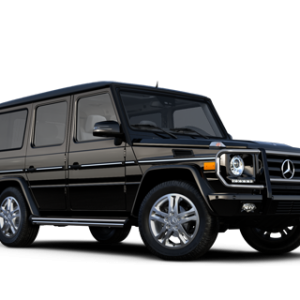 Black Mercedes G-class Gelandewagen car PNG image