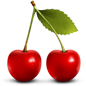 red cherry PNG image, free download