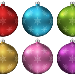 Christmas balls baubles