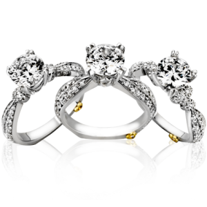 silver rings with diamond PNG