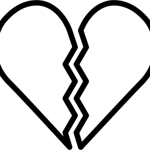 Broken heart PNG