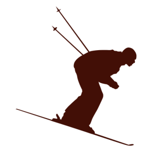 Skiing PNG