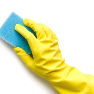washing sponge in hand PNG