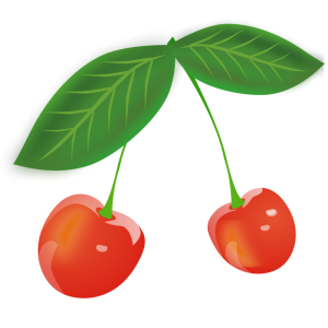 red cherry PNG image, free download