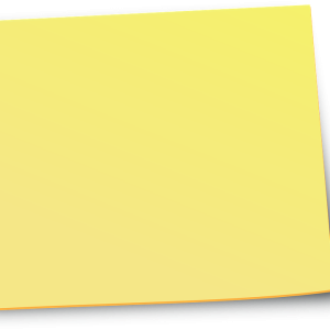Sticky note PNG