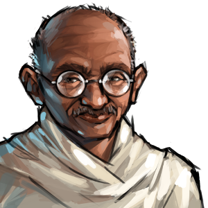 Mahatma Gandhi PNG