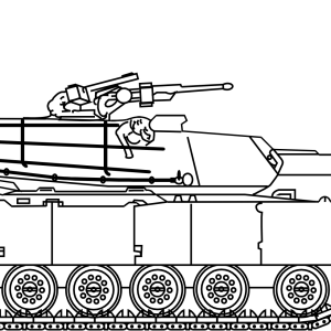 M1 Abrams tank PNG