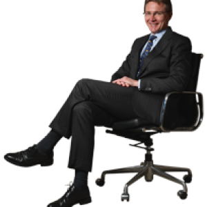 Sitting businessman PNG
