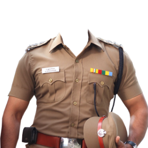 policeman frame suit PNG