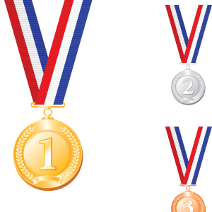 Gold medal PNG