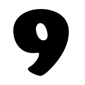 Number 9 PNG