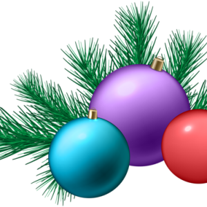 Christmas balls baubles