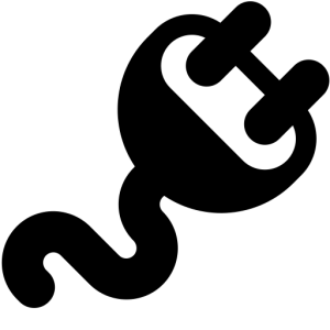 Power electric plug PNG