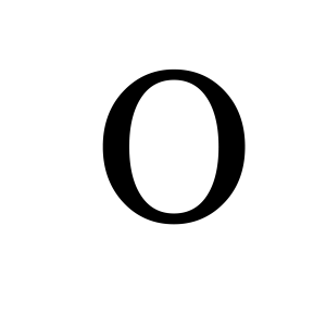 Letter O PNG