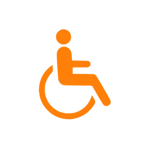 Disabled handicap symbol PNG
