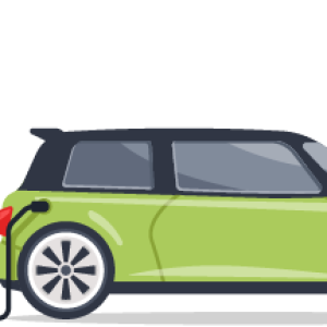Electric car PNG