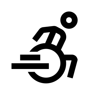 Disabled handicap symbol PNG