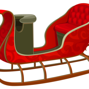 Santa sleigh PNG