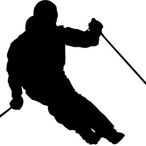 Skiing PNG