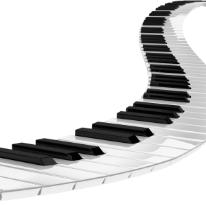 Piano keys PNG transparent