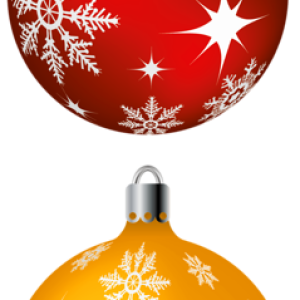 Christmas balls baubles