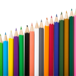 Colorful pencils PNG image