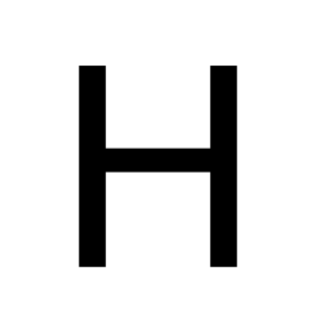 Letter H PNG